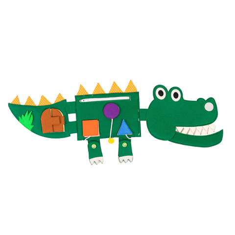 Quiet-Book - Travel Buddy Krokodil