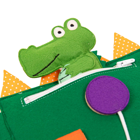 Quiet-Book - Travel Buddy Krokodil